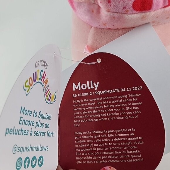 Squishmallows Original 4 x 8 Plush Toys Bundle Ladee Molly Bridgie Walsh Small - Picture 10 of 16